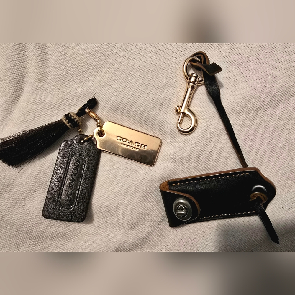 Coach Bag Horsehair Charm, Brand Tags, and Clochette - One of a Kind!
